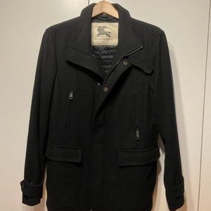 Men's Burberry Prorsum Winter Wool Coat - Black Mint Condition